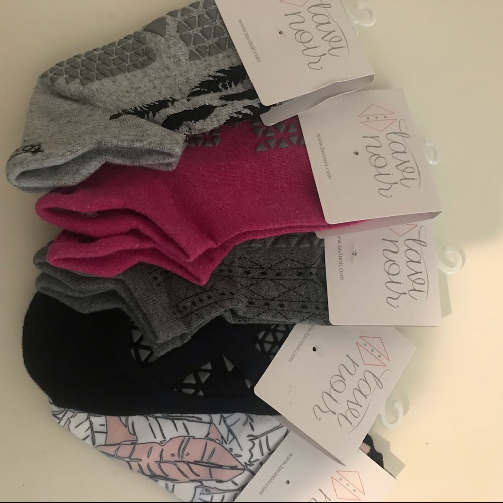 Tavi Noir Grip Socks - 5 Pack